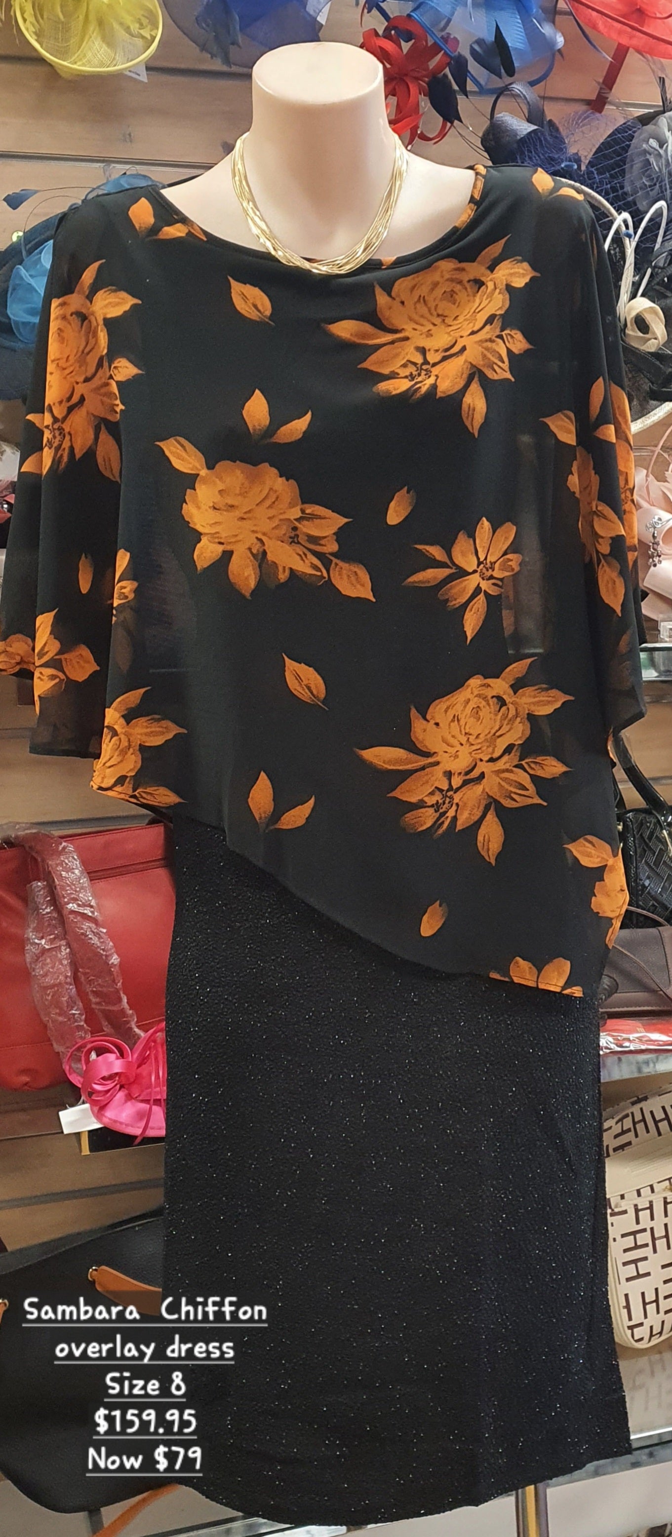 Sambara Chiffon overlay Dress