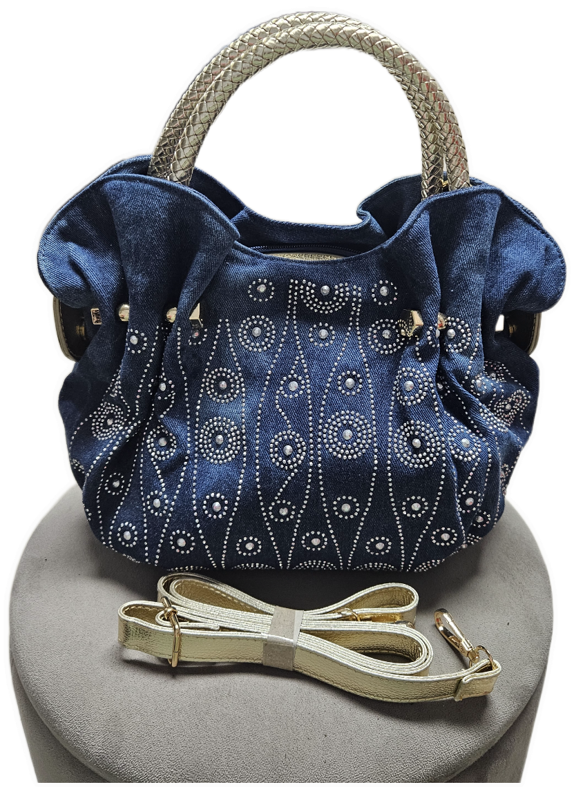Bling Denim Bag