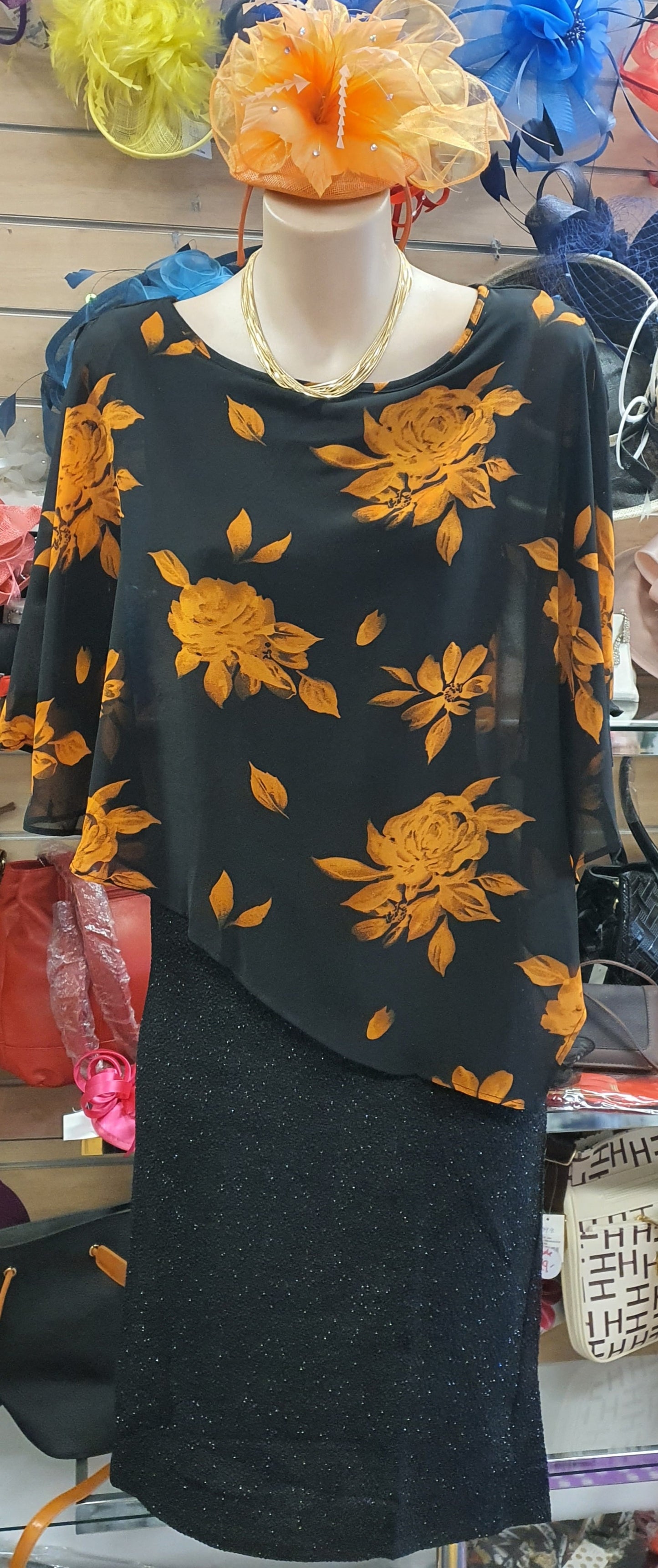 Sambara Chiffon overlay Dress