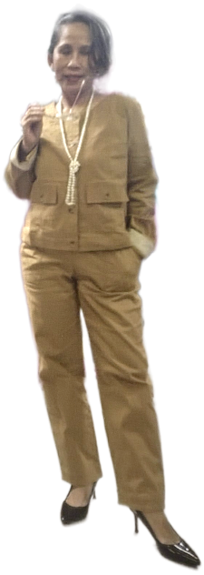 Linen Blend Jacket/Top & Pants Set