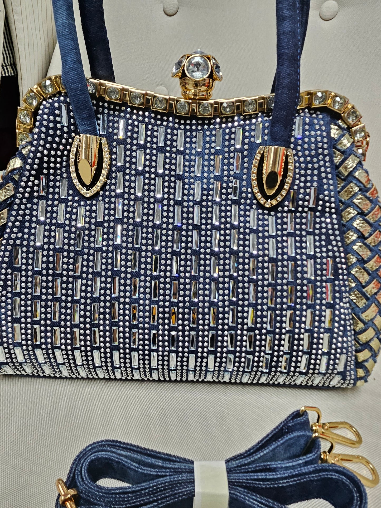 Bling Denim Bag