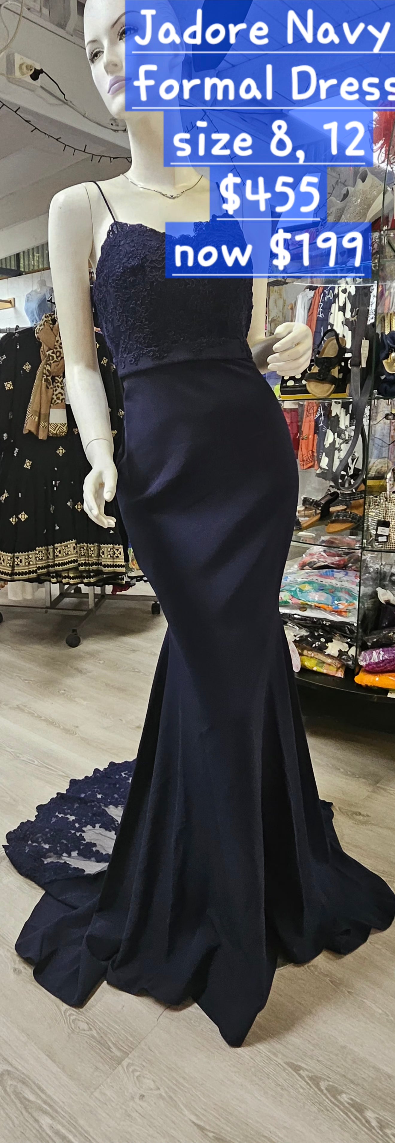 Jadore Navy Formal Dress